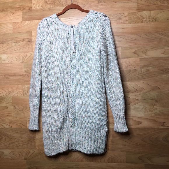 Ruby Moon Back Zip Crewneck Long Sleeve Sweater - Picture 2 of 13